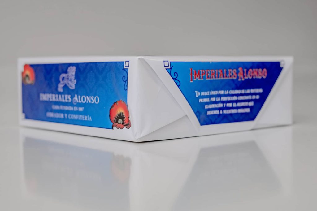 Lateral azul nueva caja Imperiales Alonso